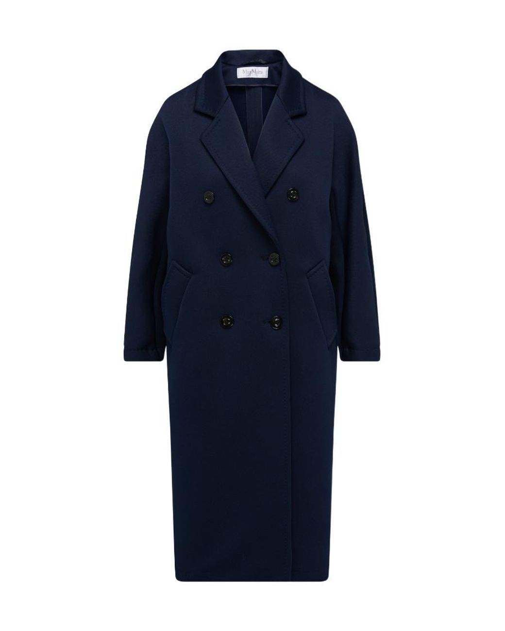 Max Mara Blue Logo Coat