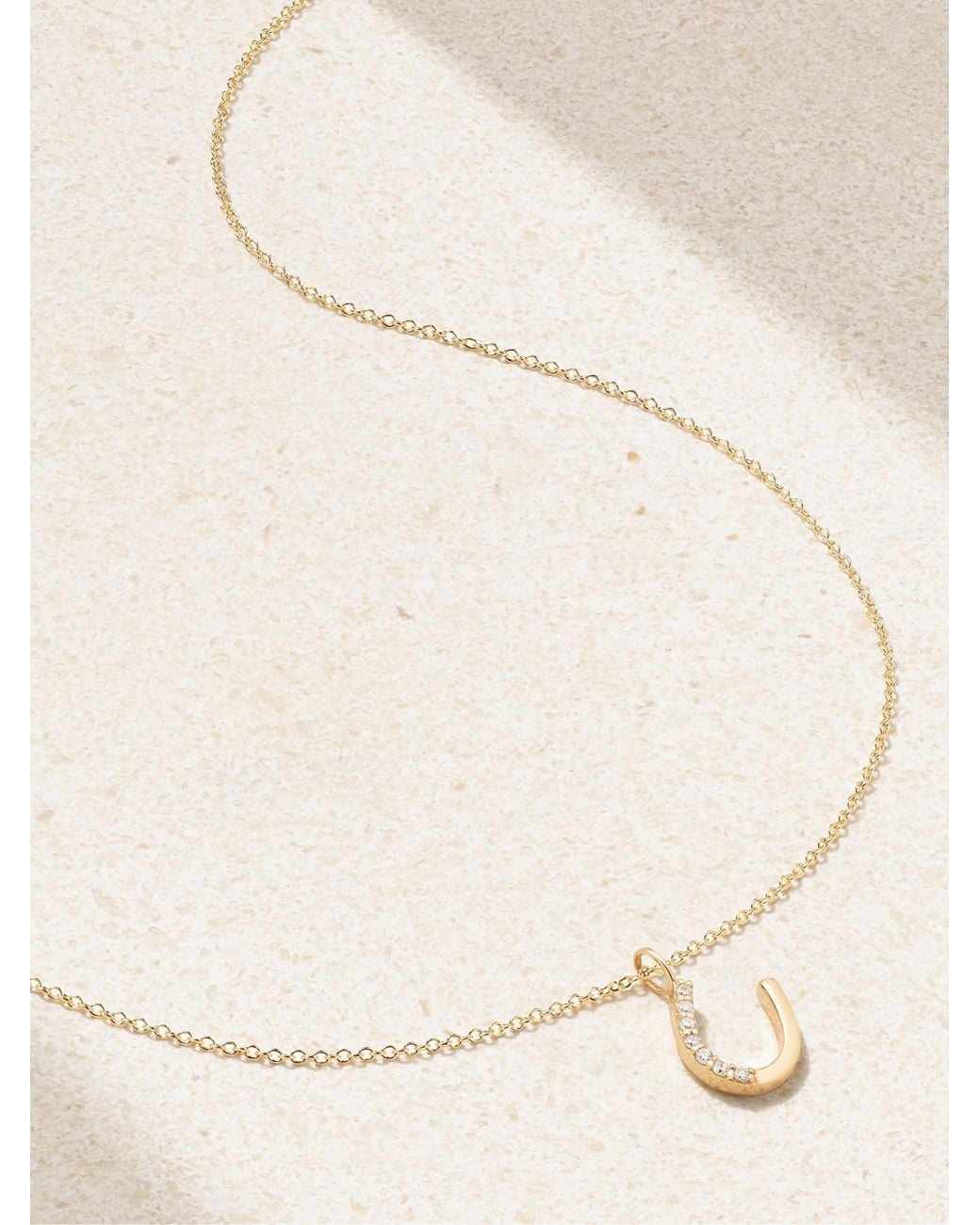 Melissa Joy Manning White 14-Karat Recycled Diamond Necklace