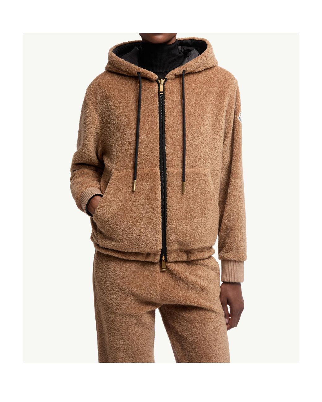 Moncler Brown Reversible Zip-Up Jacket