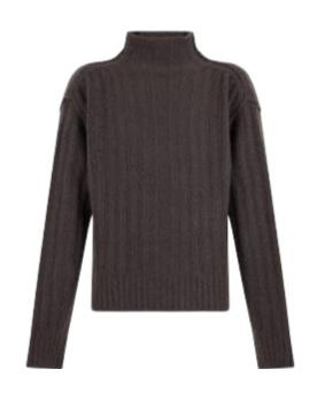 Rick Owens Gray Ribbed Crew Neck Knitted Jumper for men
