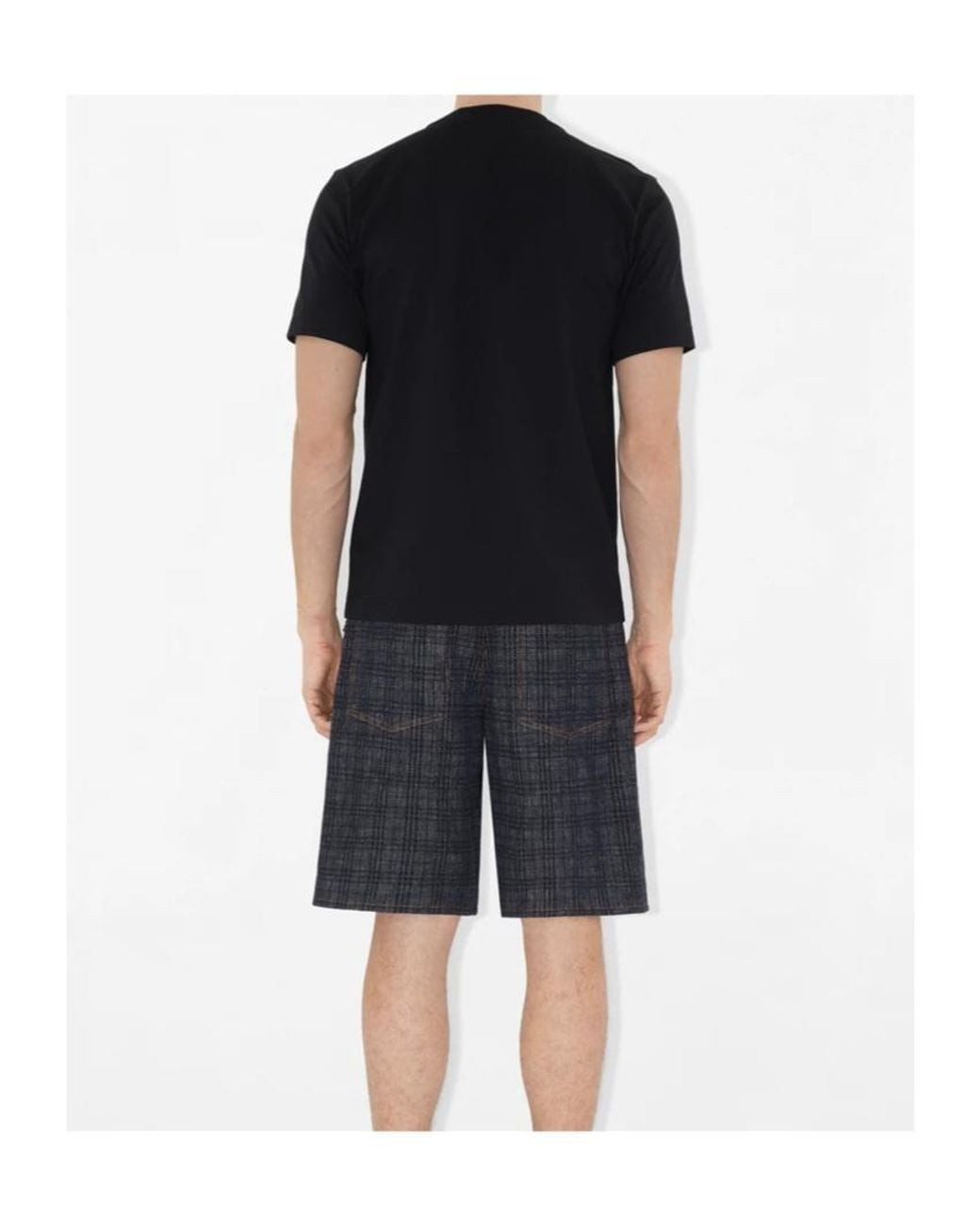 Burberry Black Logo Printed Crewneck T-Shirt for men