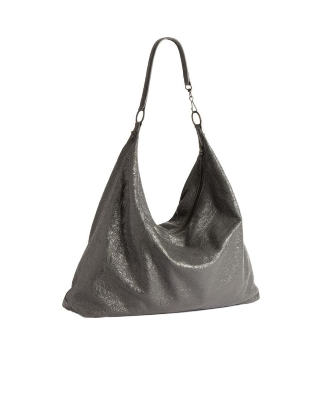 Balenciaga Gray Le City Large Hobo Bag