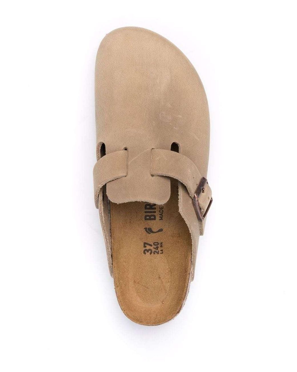 Birkenstock White Boston Buckled Slip-On Clogs for men