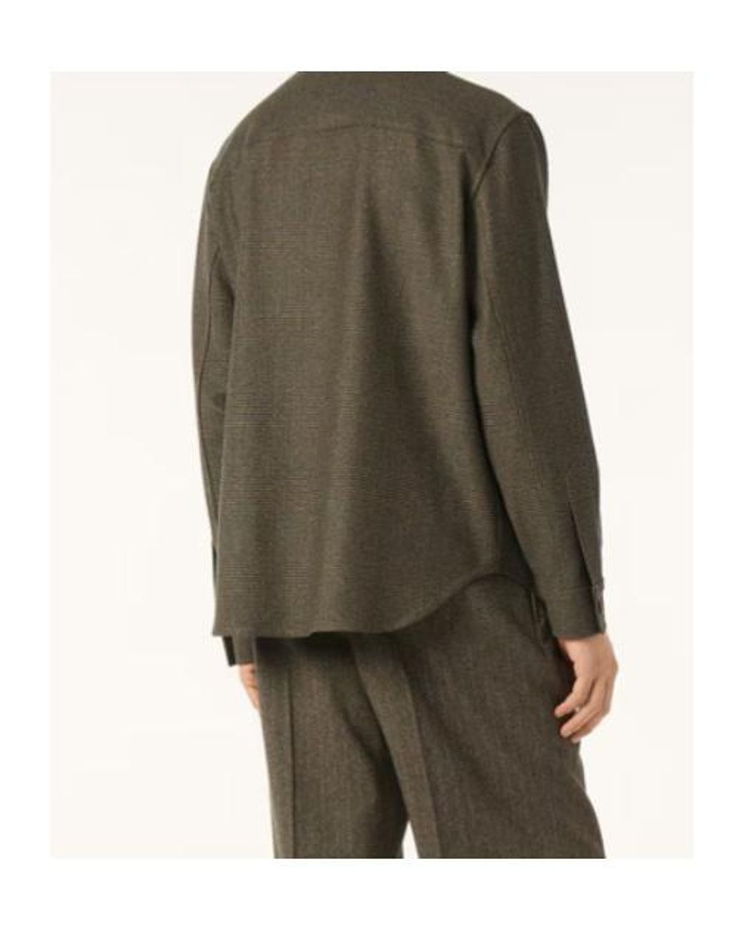 Loro Piana Green Ambrose Overshirt for men