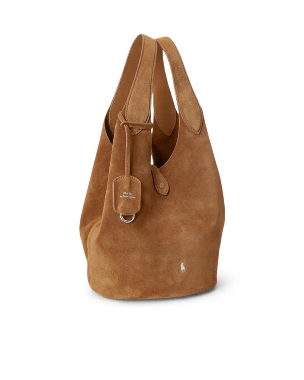 Polo Ralph Lauren Brown Polo Play Small Top Handle Tote Bag