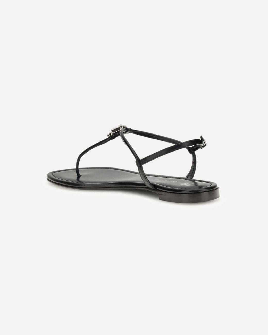 Giuseppe Zanotti Brown Maeeve Embellished Flat Sandals