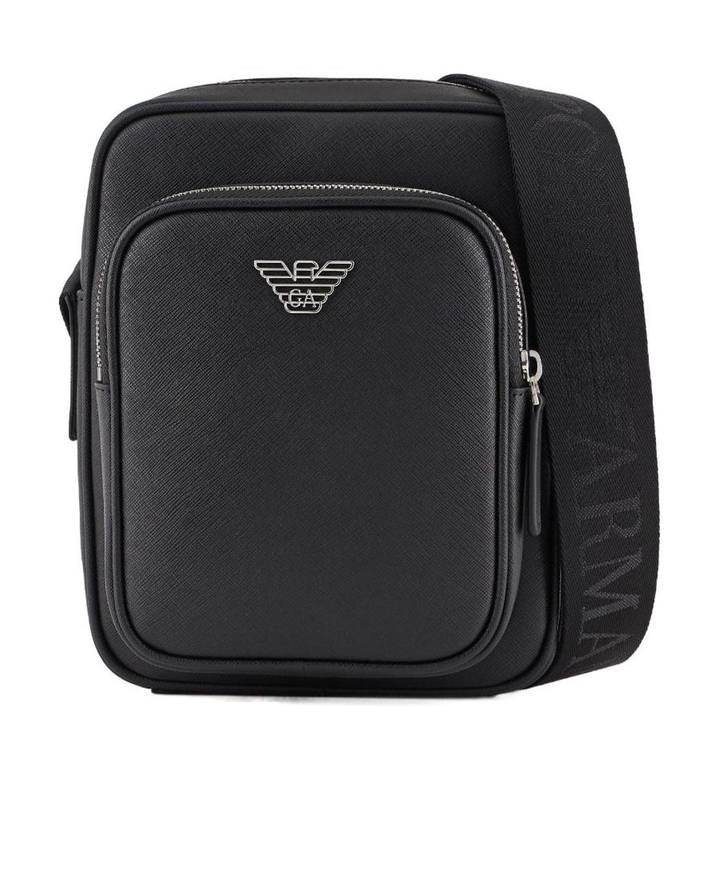 Emporio Armani Black Sustainability Collection Bag for men