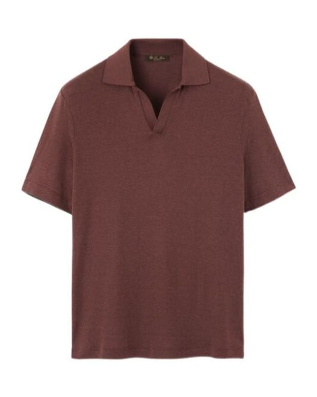 Loro Piana Red Mazzorbo Polo Shirt for men