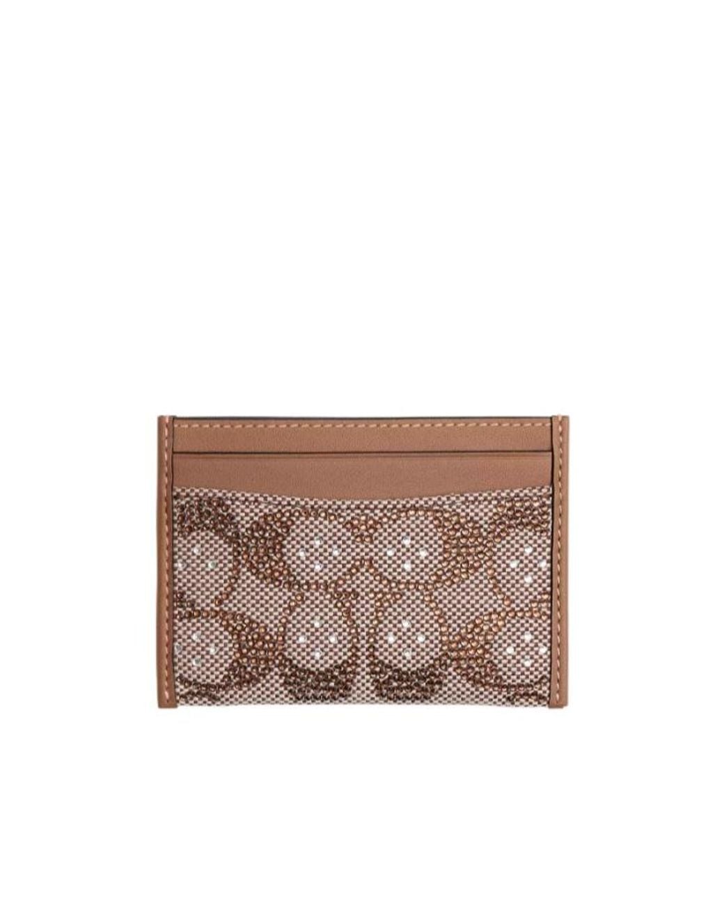 COACH Brown Essential Card Case