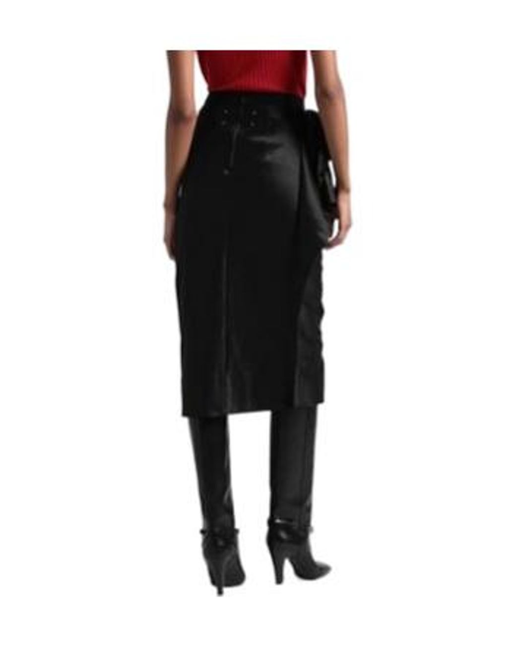 Maison Margiela Black Midi Skirts