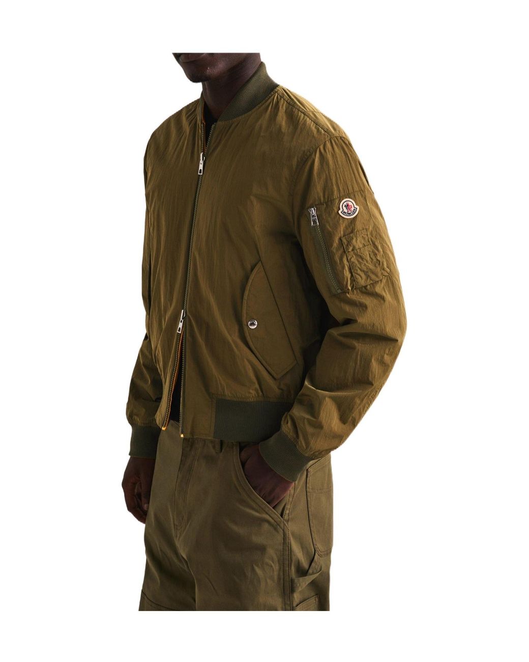 Moncler Yellow Bomber Jacket for men