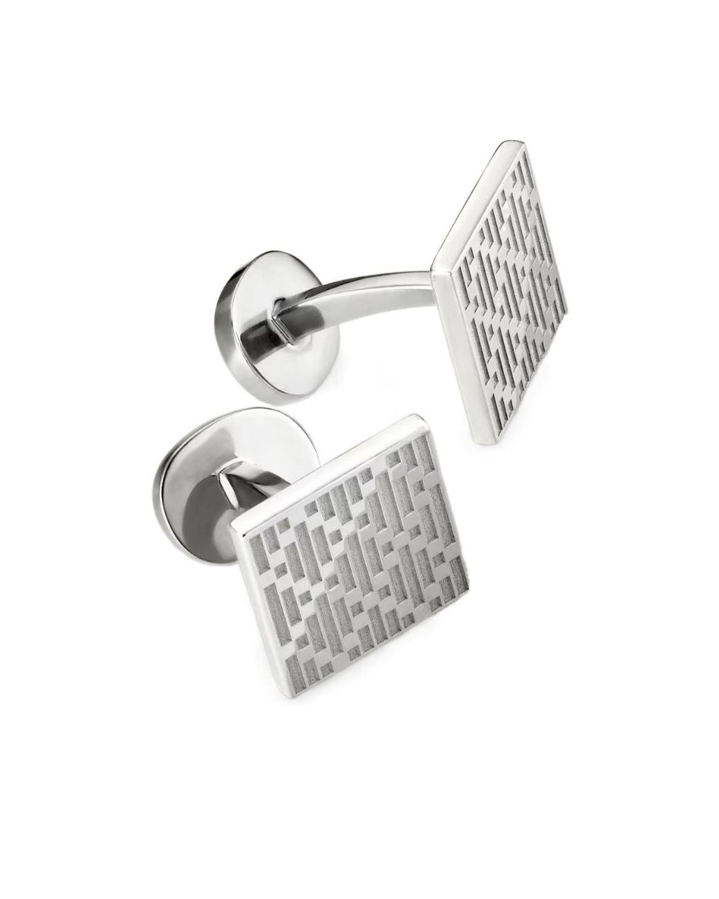 Gucci White Diamante Cufflinks for men