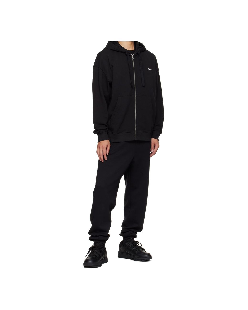 Boss Black Hugo Mesh Panel Low-Top Sneakers for men