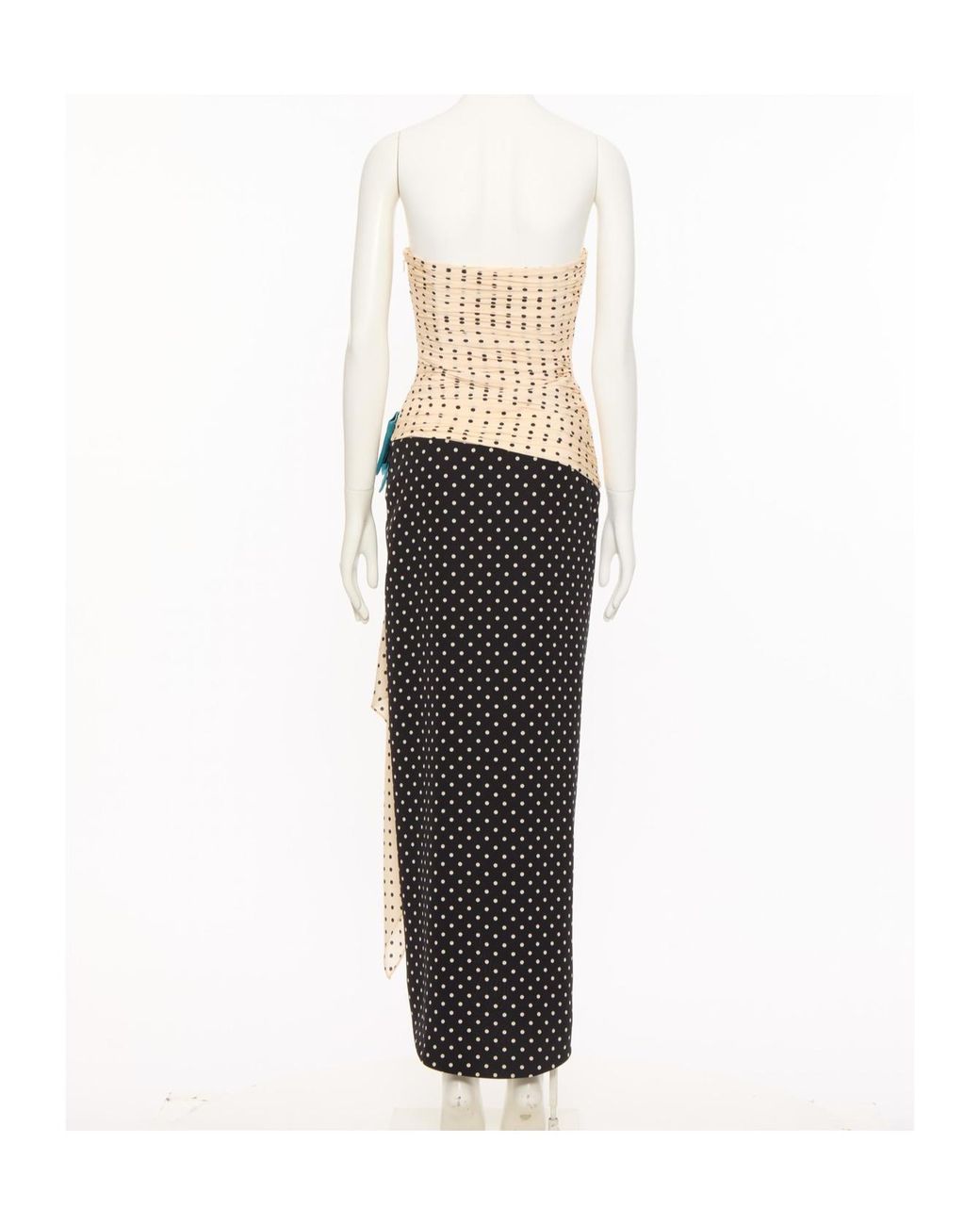 Valentino White Crepe De Chine Dress