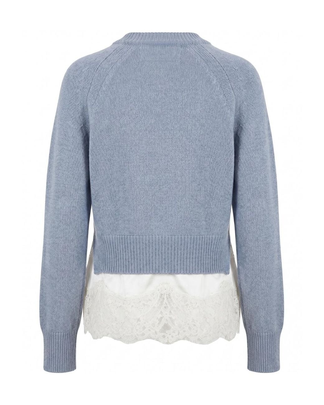 Ermanno Scervino Blue Round Neck Sweater