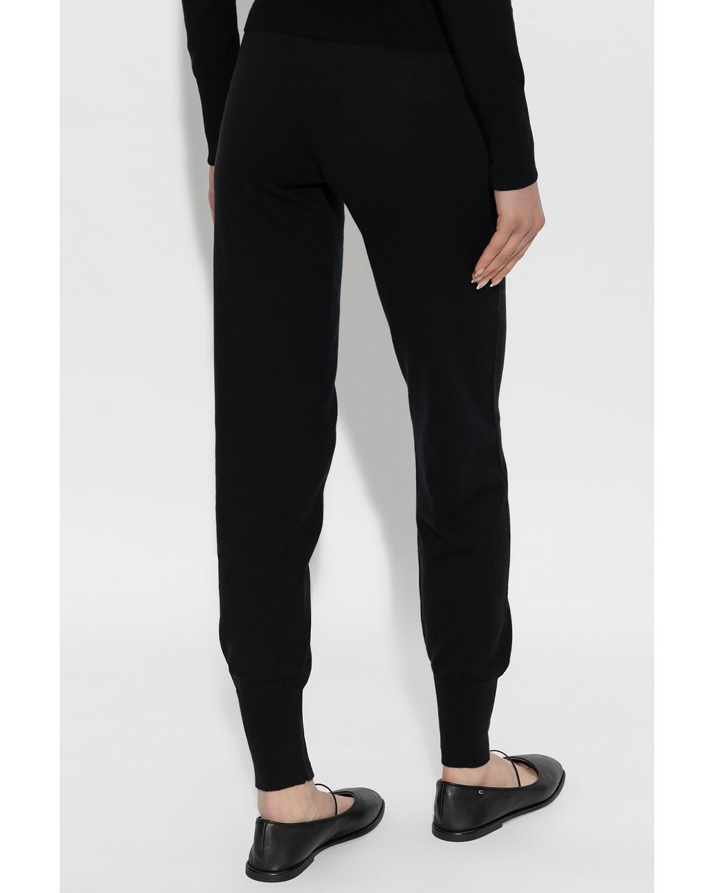 Vivienne Westwood Black Logo-Embroidered Knitted Sweatpants