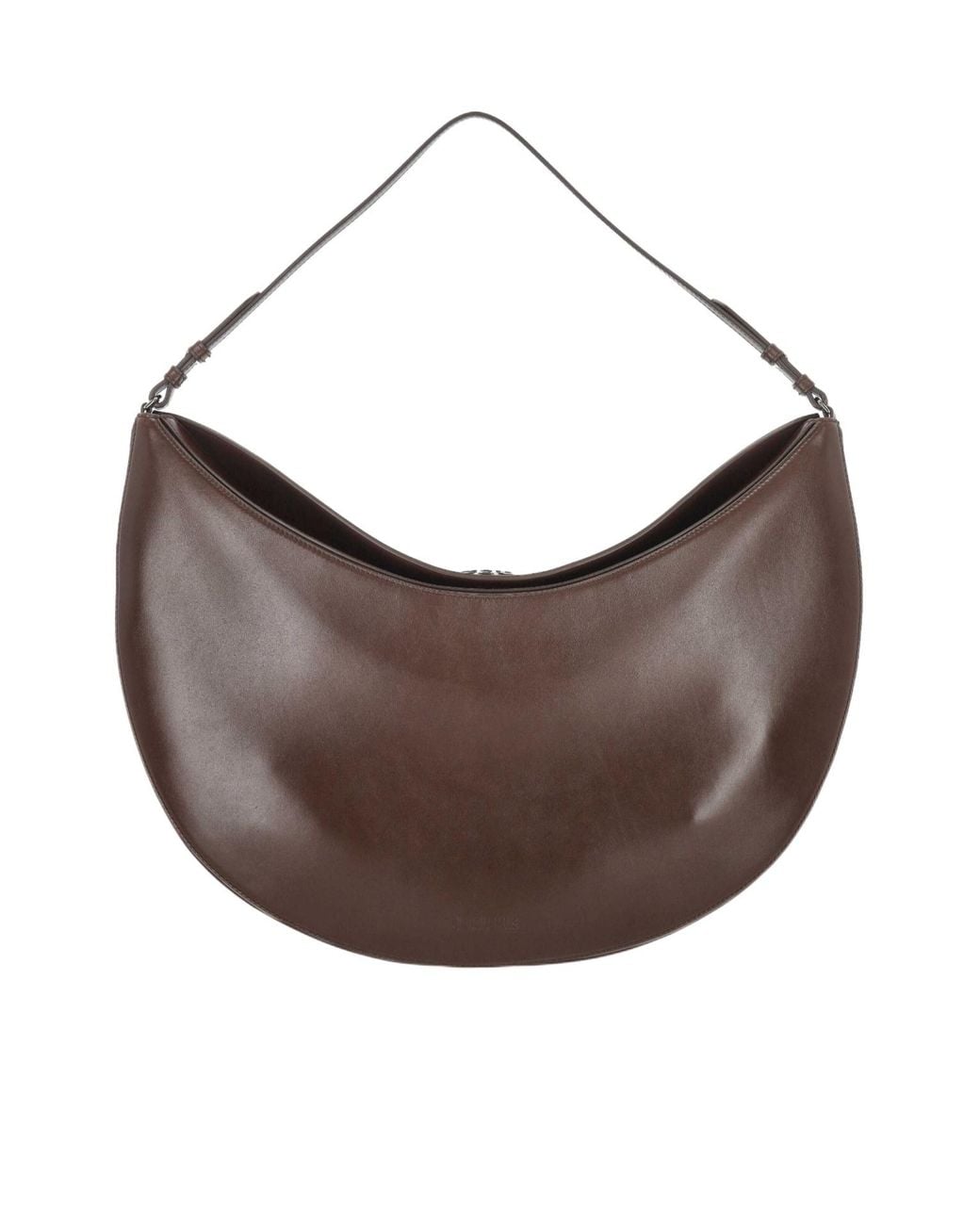 Jacquemus Brown The Ovalo Large Shoulder Bag