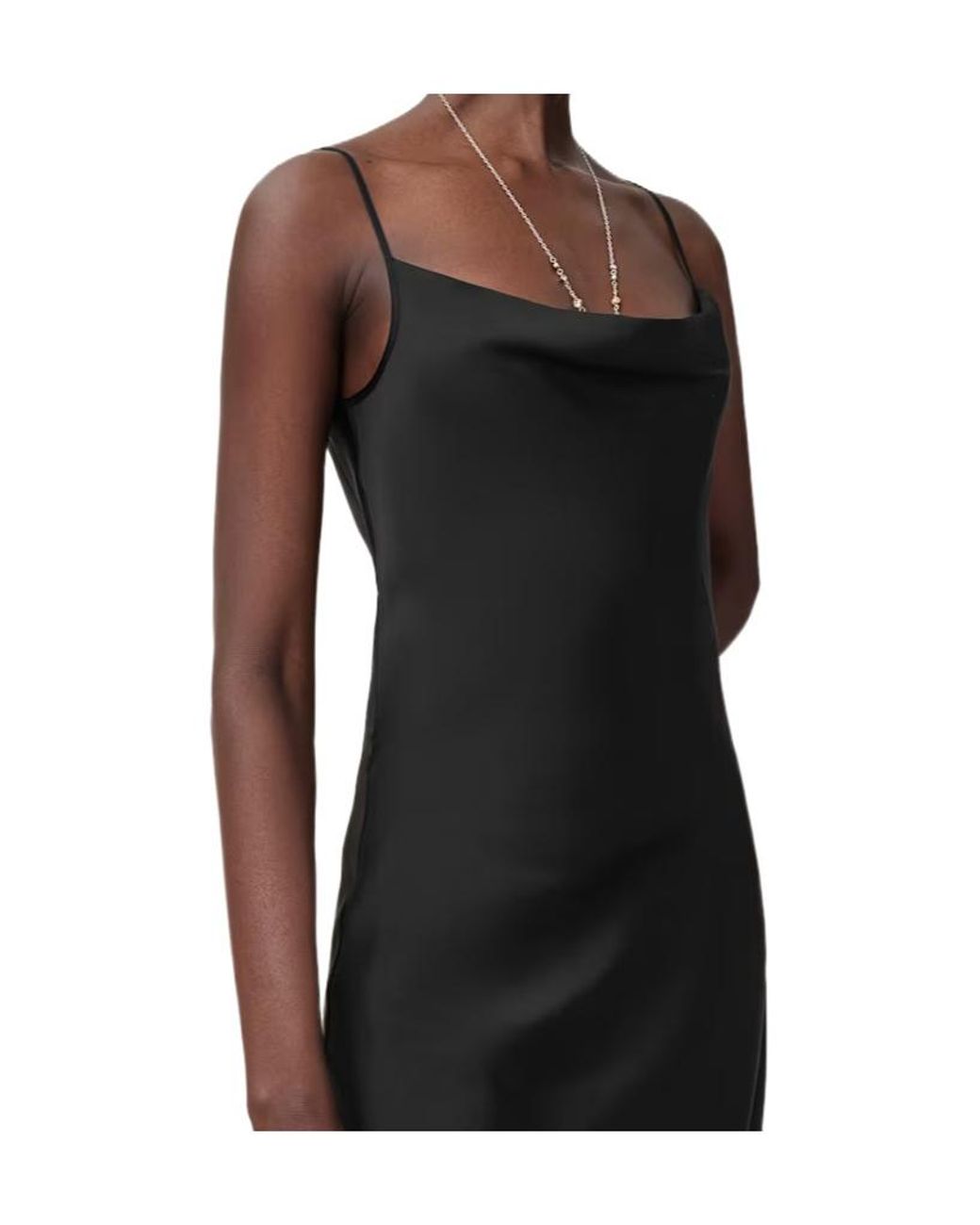 AllSaints Blue Hadley Slip Dress