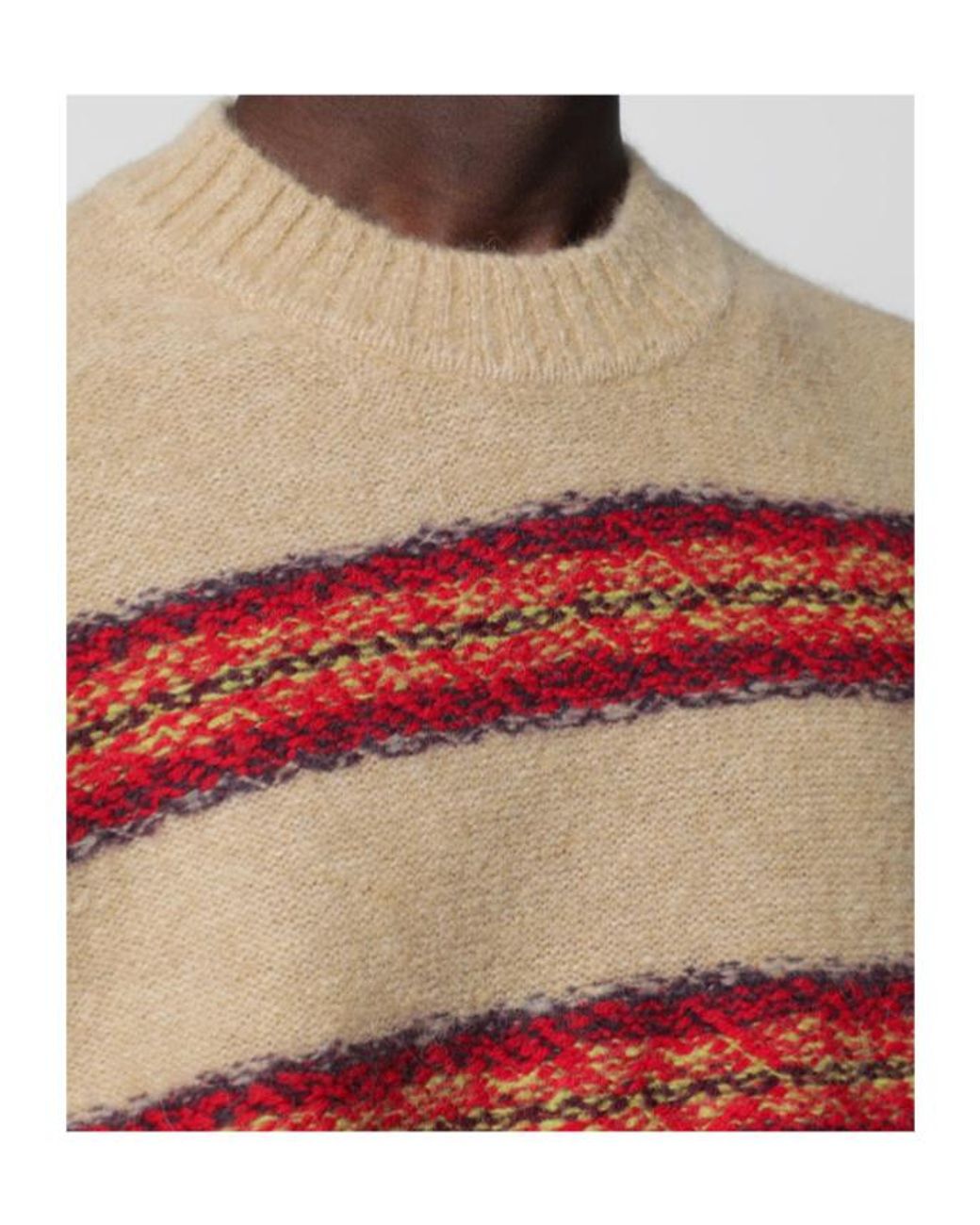 Dries Van Noten Pink 'Master' Alpaca Blend Sweater for men