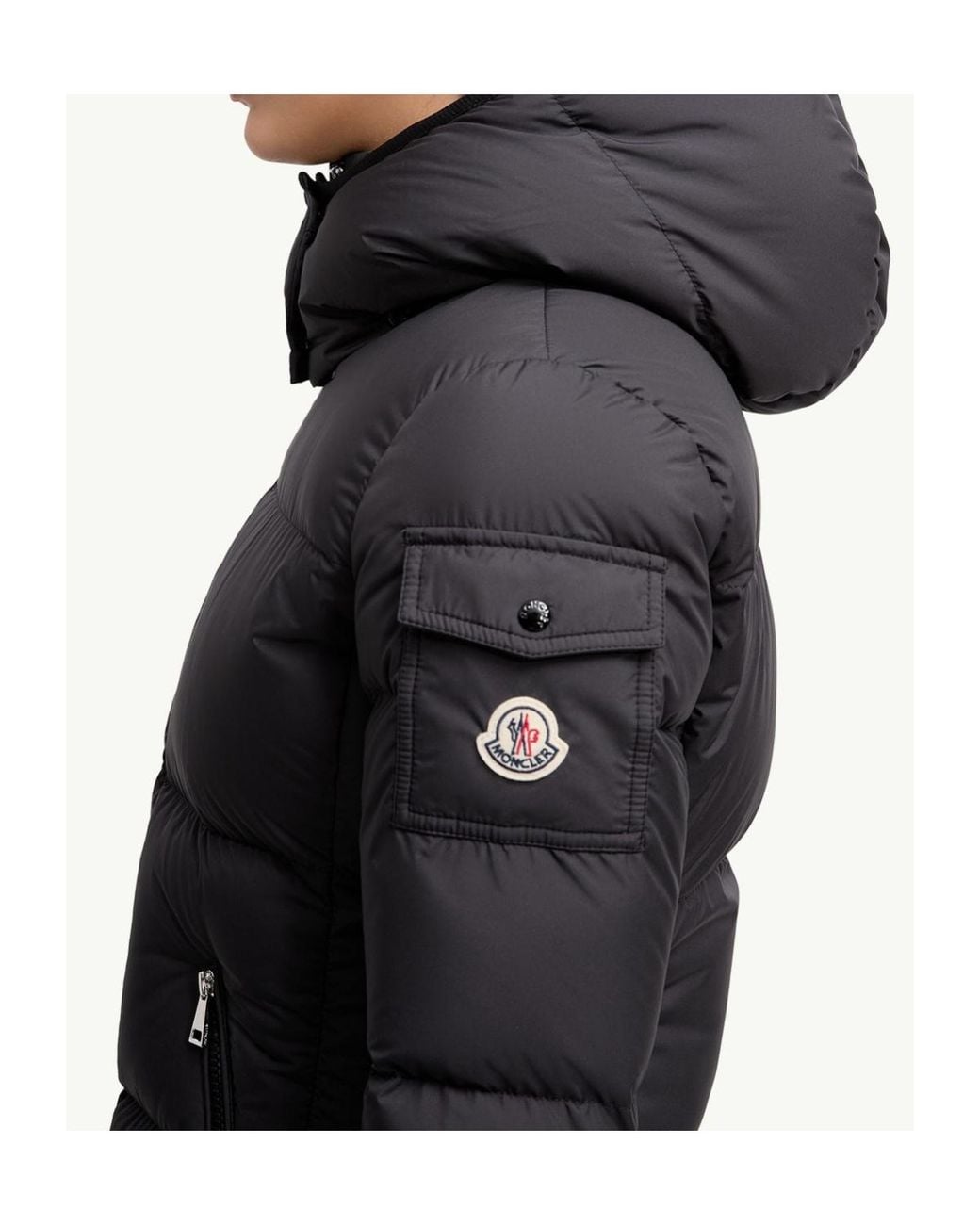 Moncler Black Fourmines Zip-Up Hooded Jacket