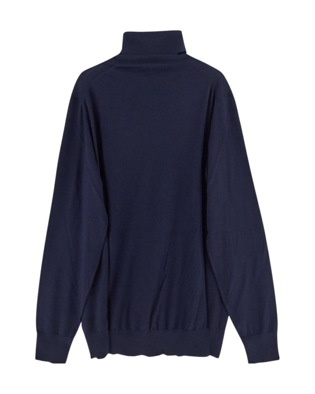 Tod's Blue Turtleneck Knitted Jumper for men