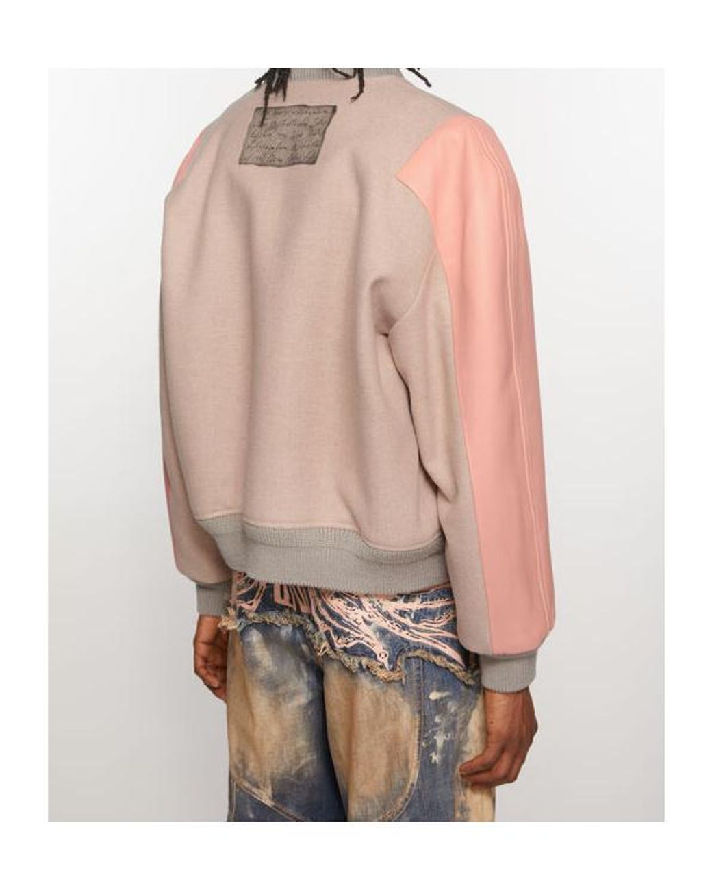 Acne Natural Wool-Blend Bomber Jacket for men