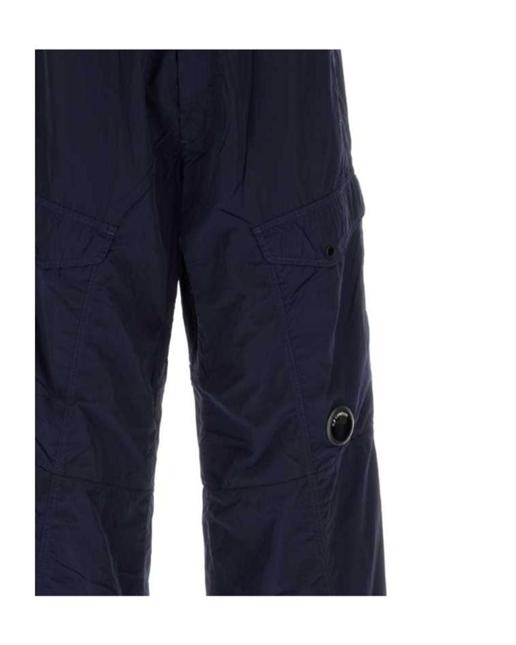 C P Company Blue Chrome-R Cargo Pants for men