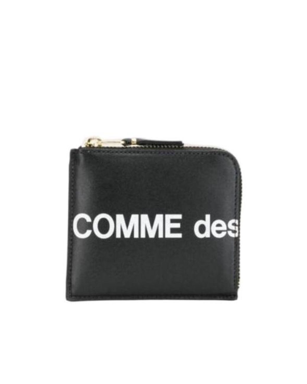 Comme des Garçons Black Zipper Change Wallet