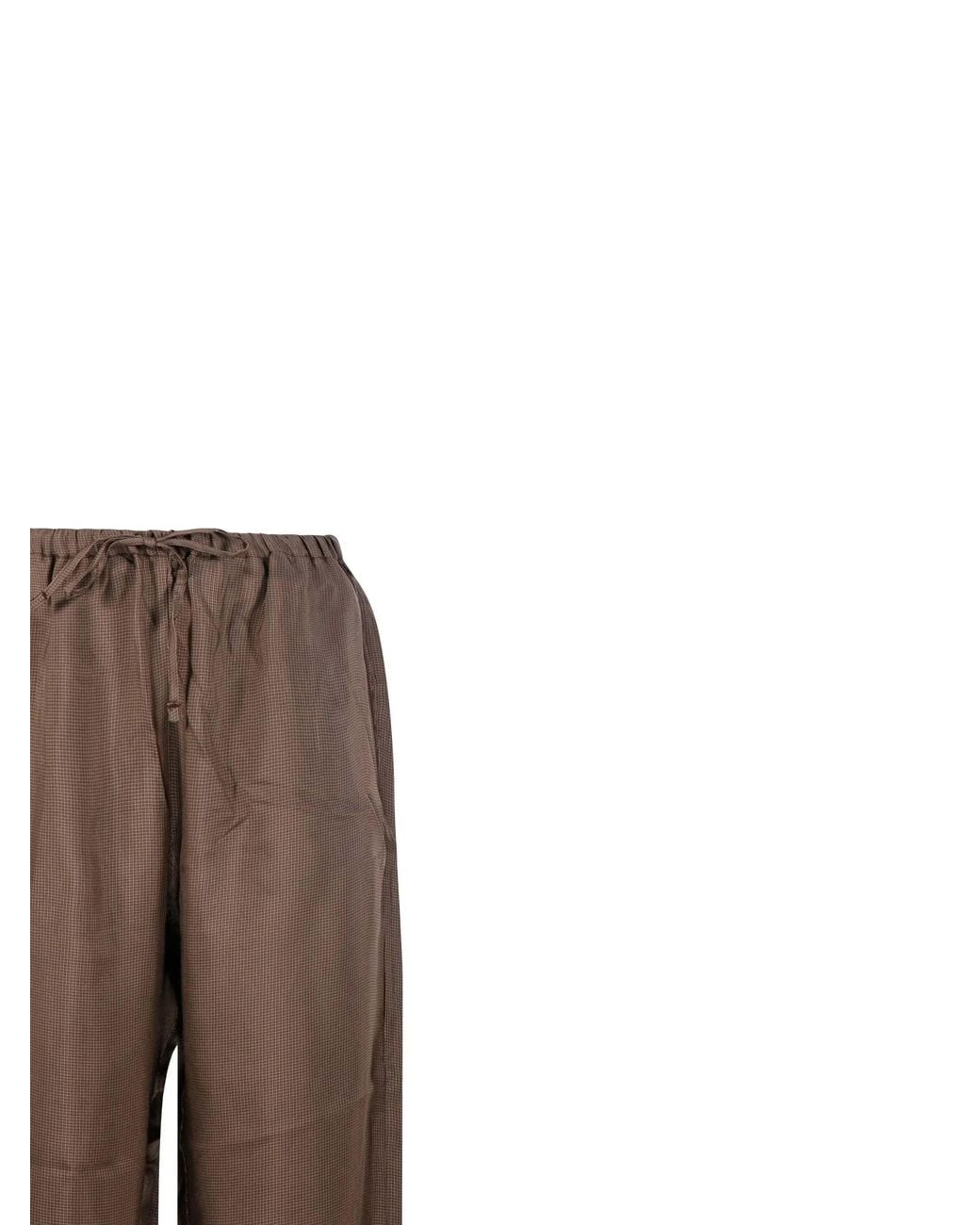 Rohe Brown Drawstring Casual Pants