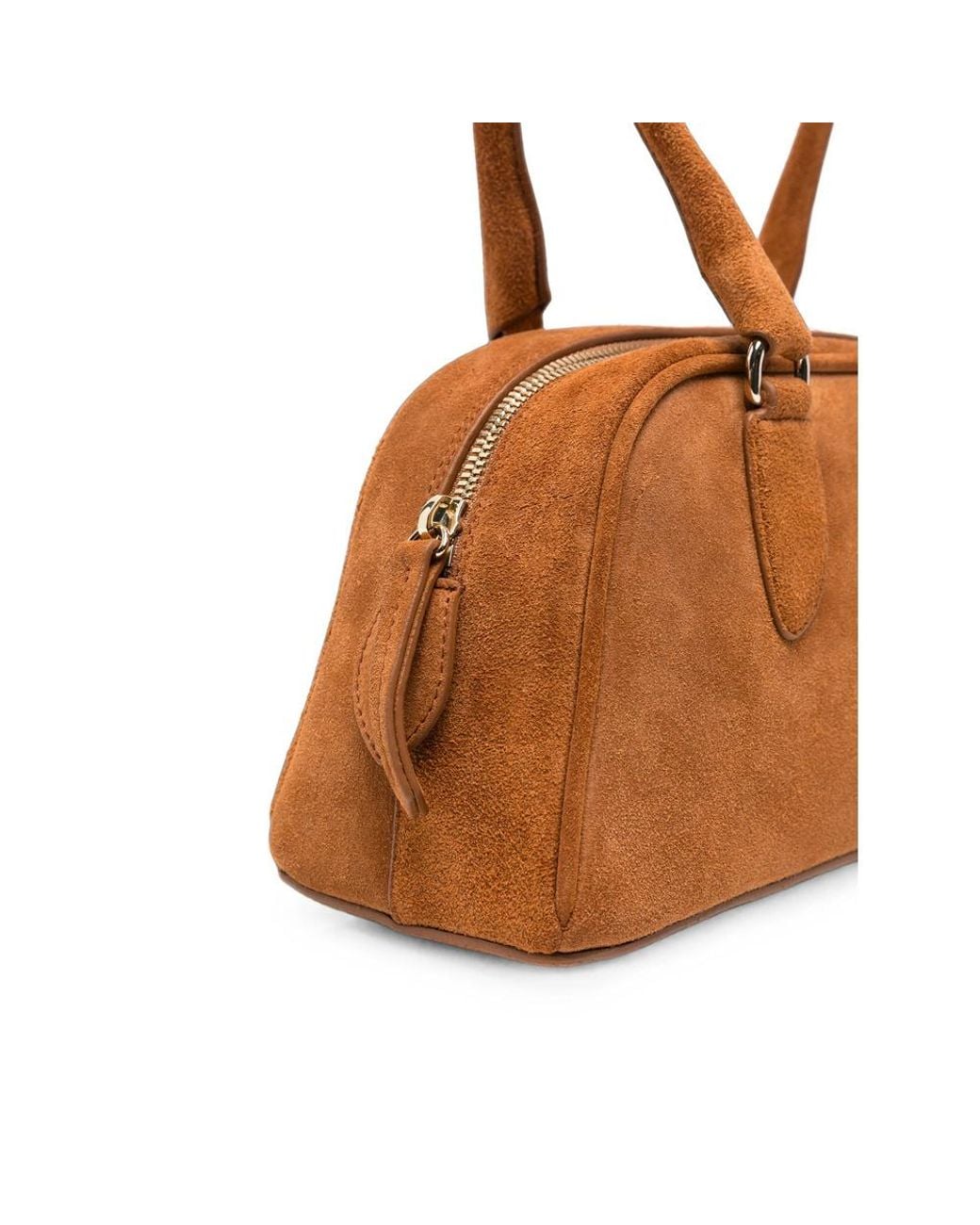 A.P.C. Brown Paloma Suede Shoulder Bag