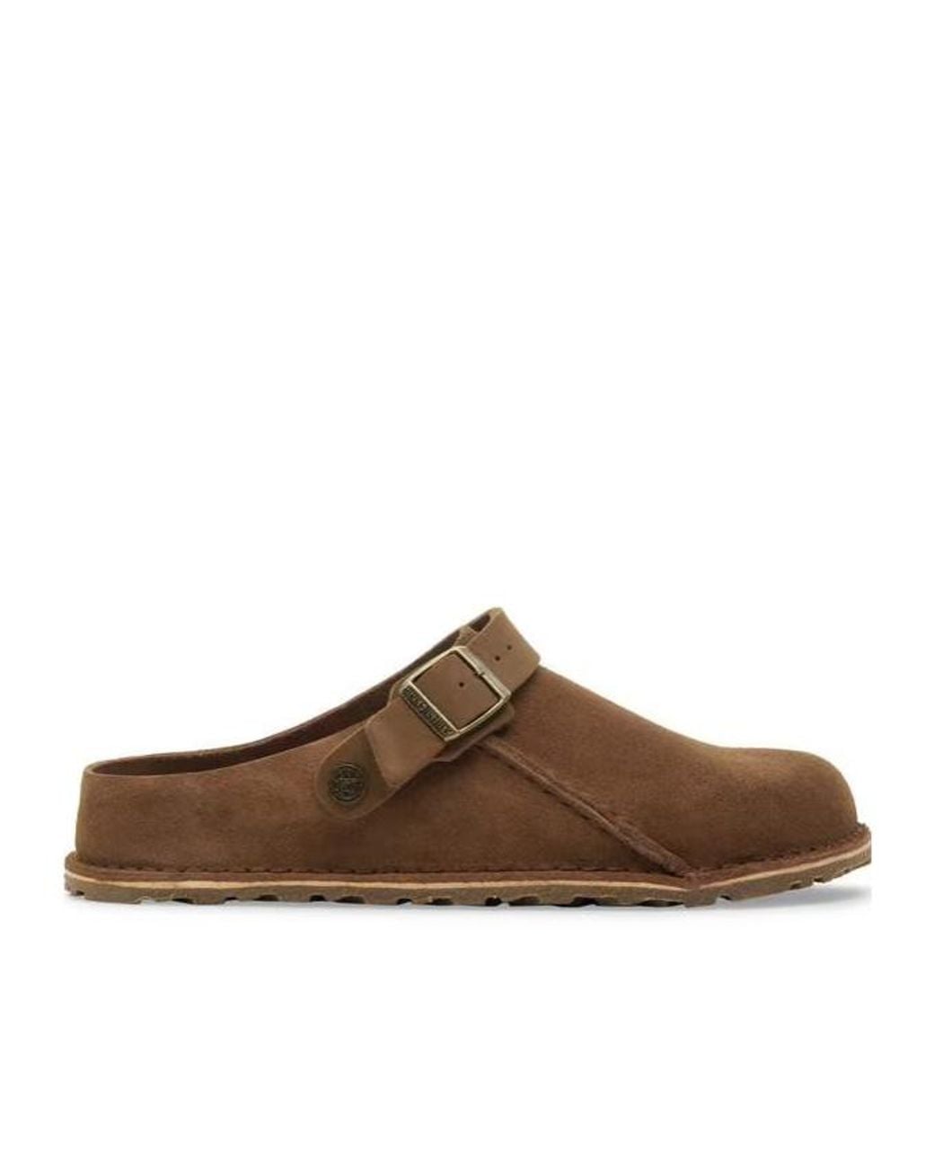 Birkenstock Brown Buckle Strap Mule