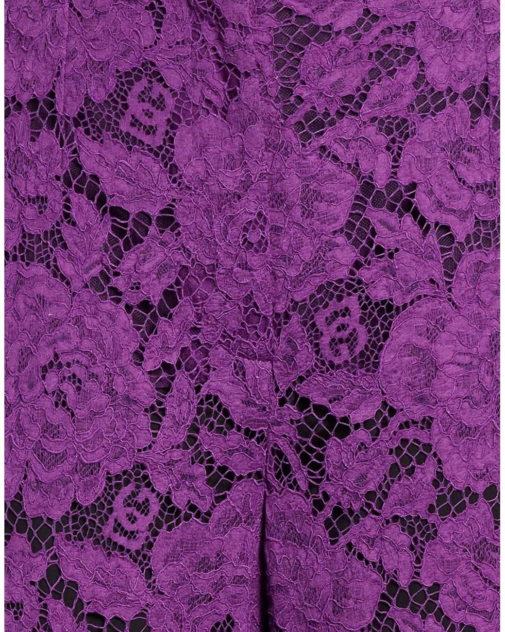 Dolce & Gabbana Purple Loose-Fitting Trousers