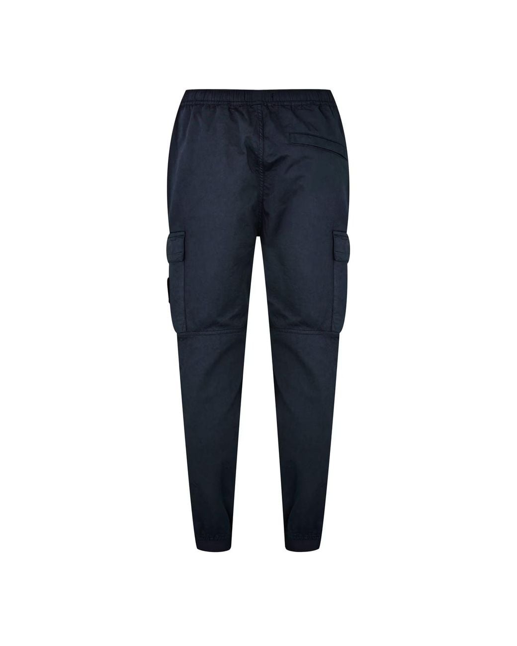 Stone Island Blue Raso Cargo Trousers for men