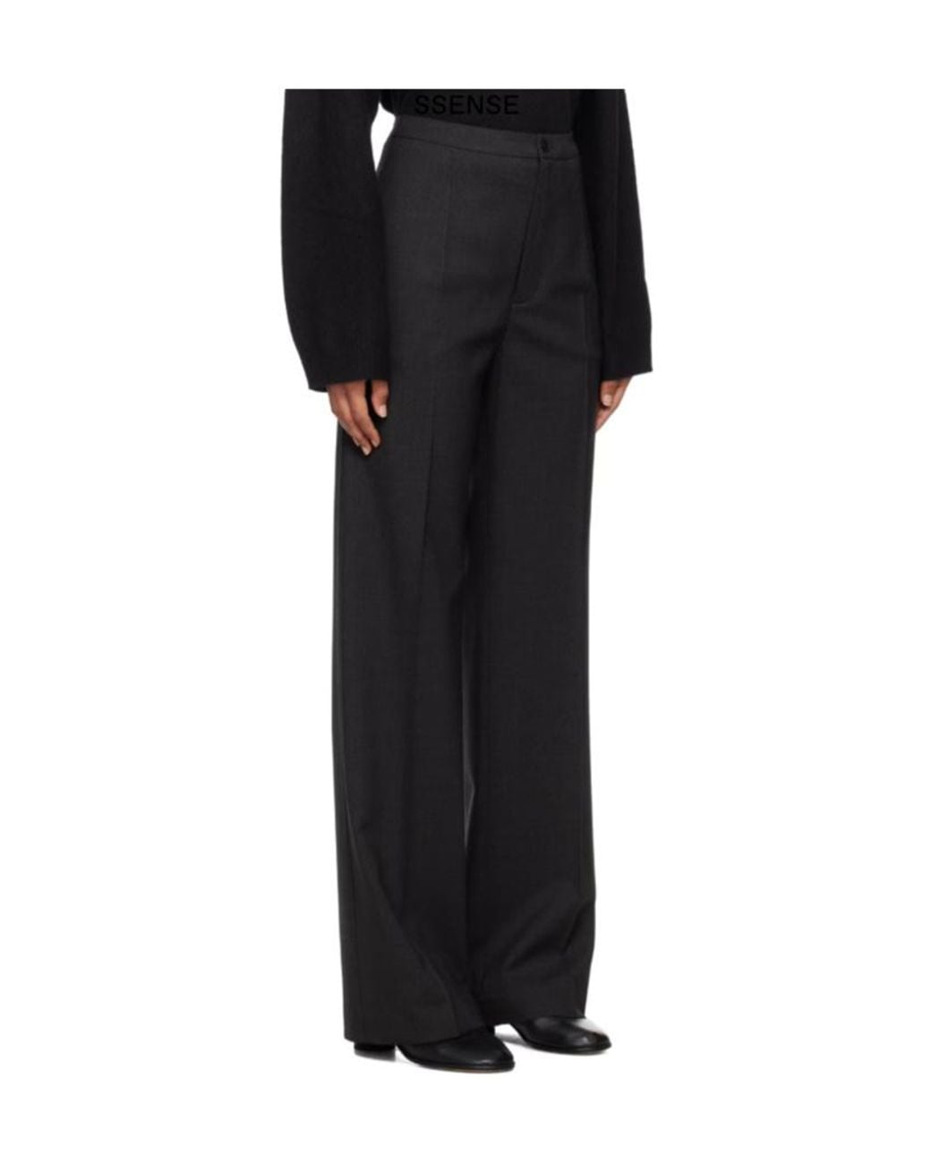 Loulou de Saison Black Vys Straight Leg Pants