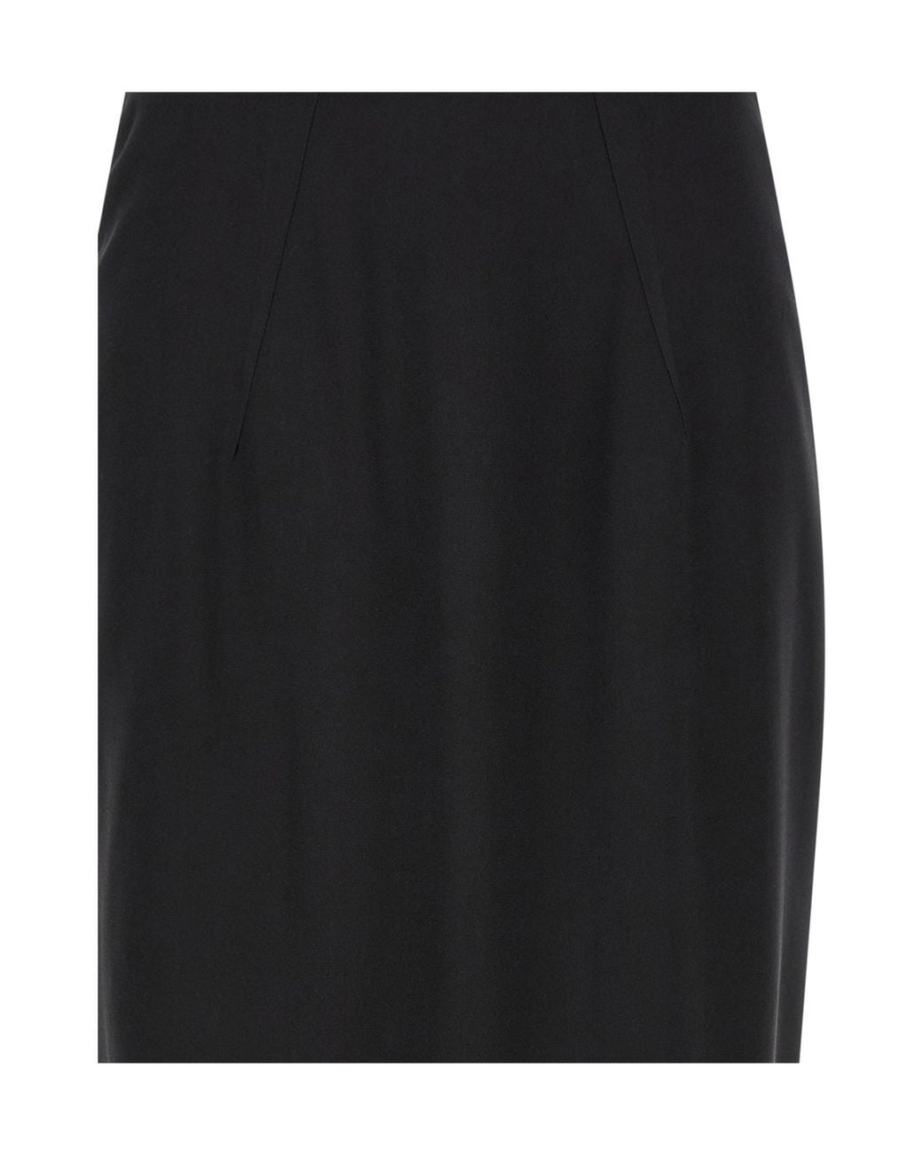 Ermanno Scervino Black Lace Trim Long Skirt