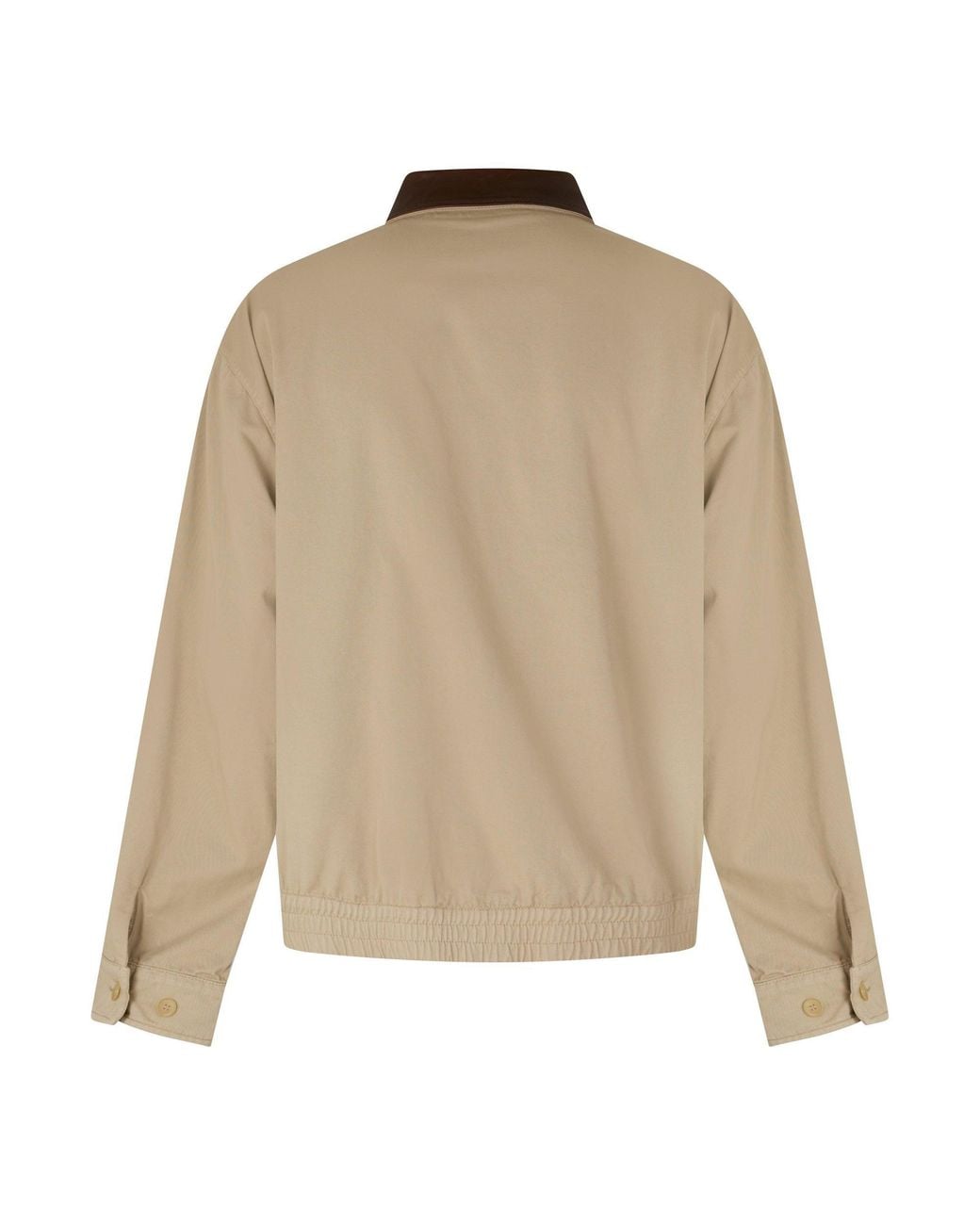 Prada Natural Zip-Up Bomber Jacket for men