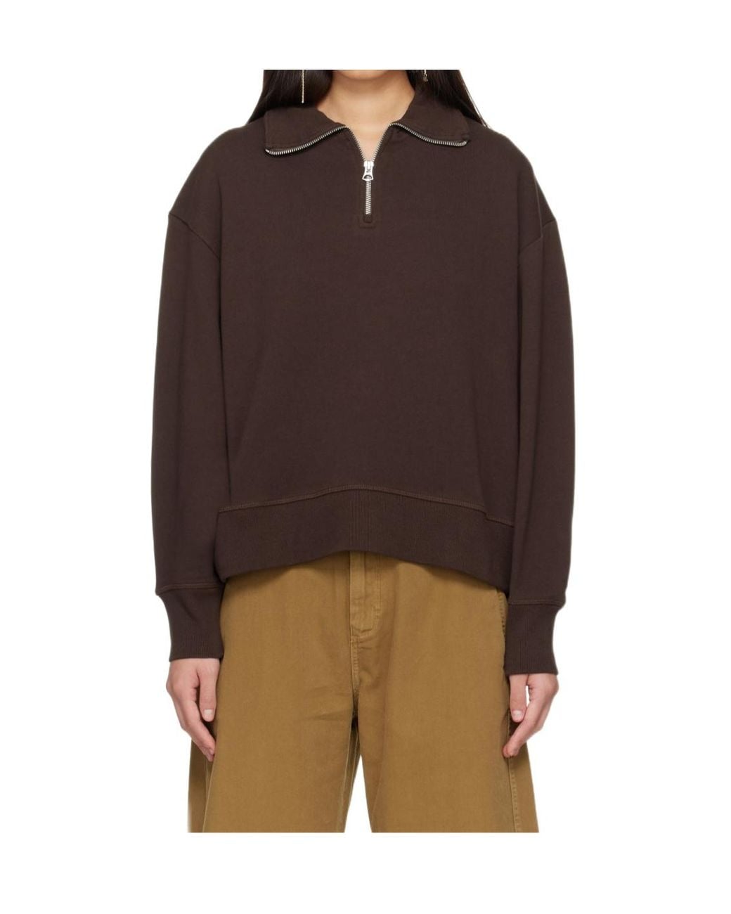 Rag & Bone Brown Long-Sleeved Pullover