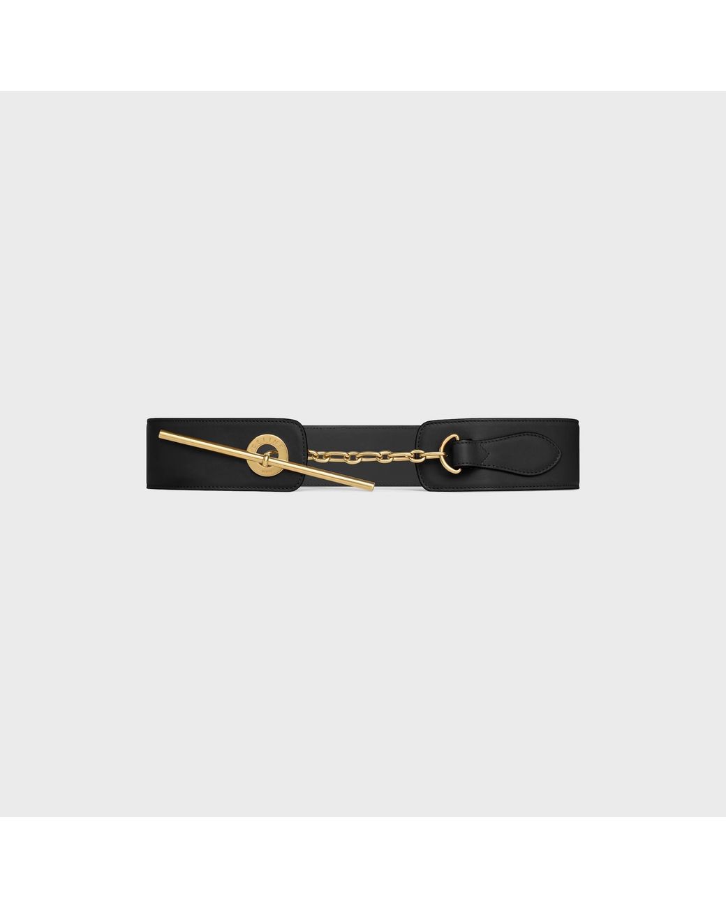Céline White Large 50Mm Disc Belt