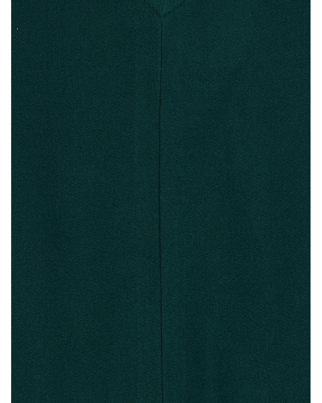 Antonelli Green Bergamo Satin Sleeveless Top