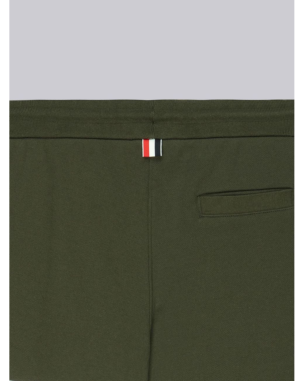 Thom Browne Green Logo Sweatpants for men