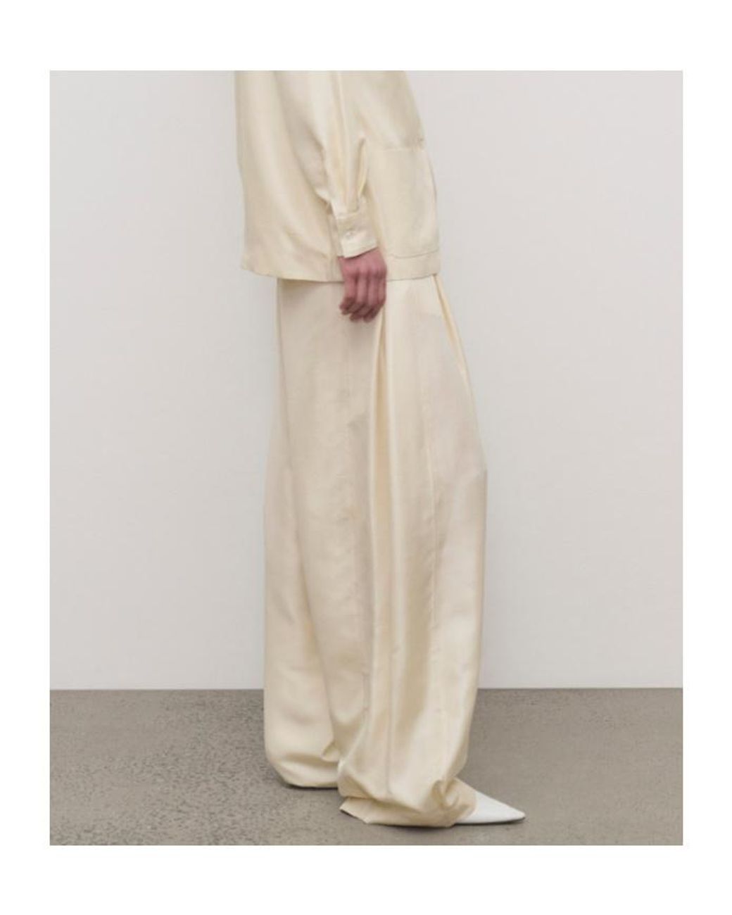 The Row White Kolina Pant