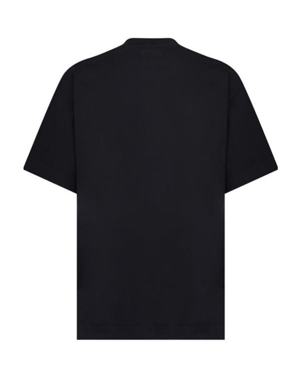Vetements Black Logo T-Shirt for men