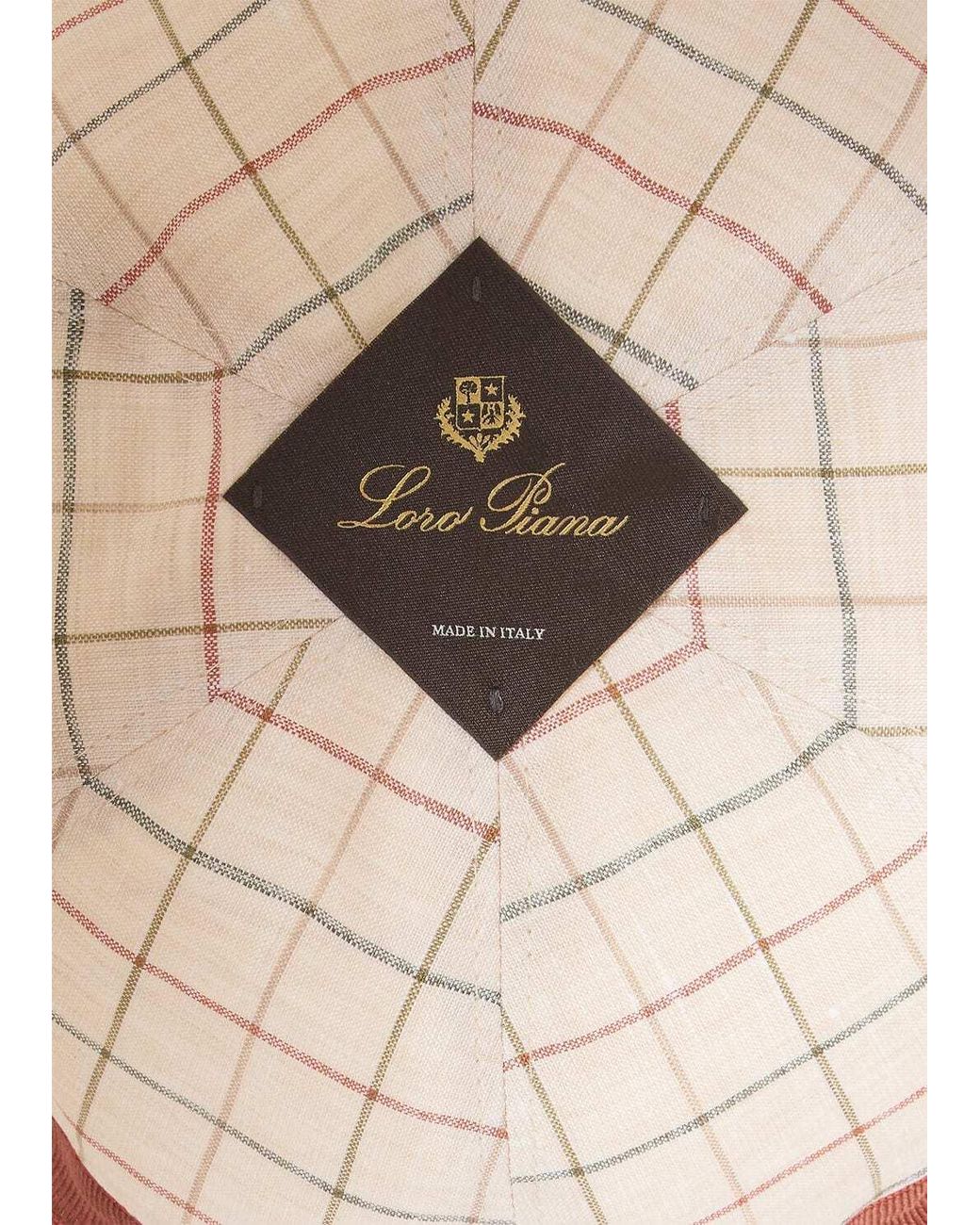 Loro Piana White Baseball Cap for men