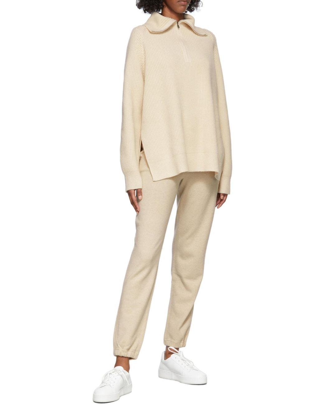 Loro Piana Natural Merano Drawstring Track Trousers