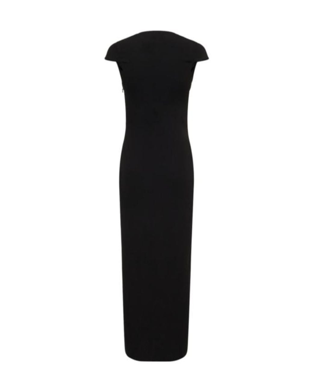 16Arlington Black Strapless Dress With Split Waistband