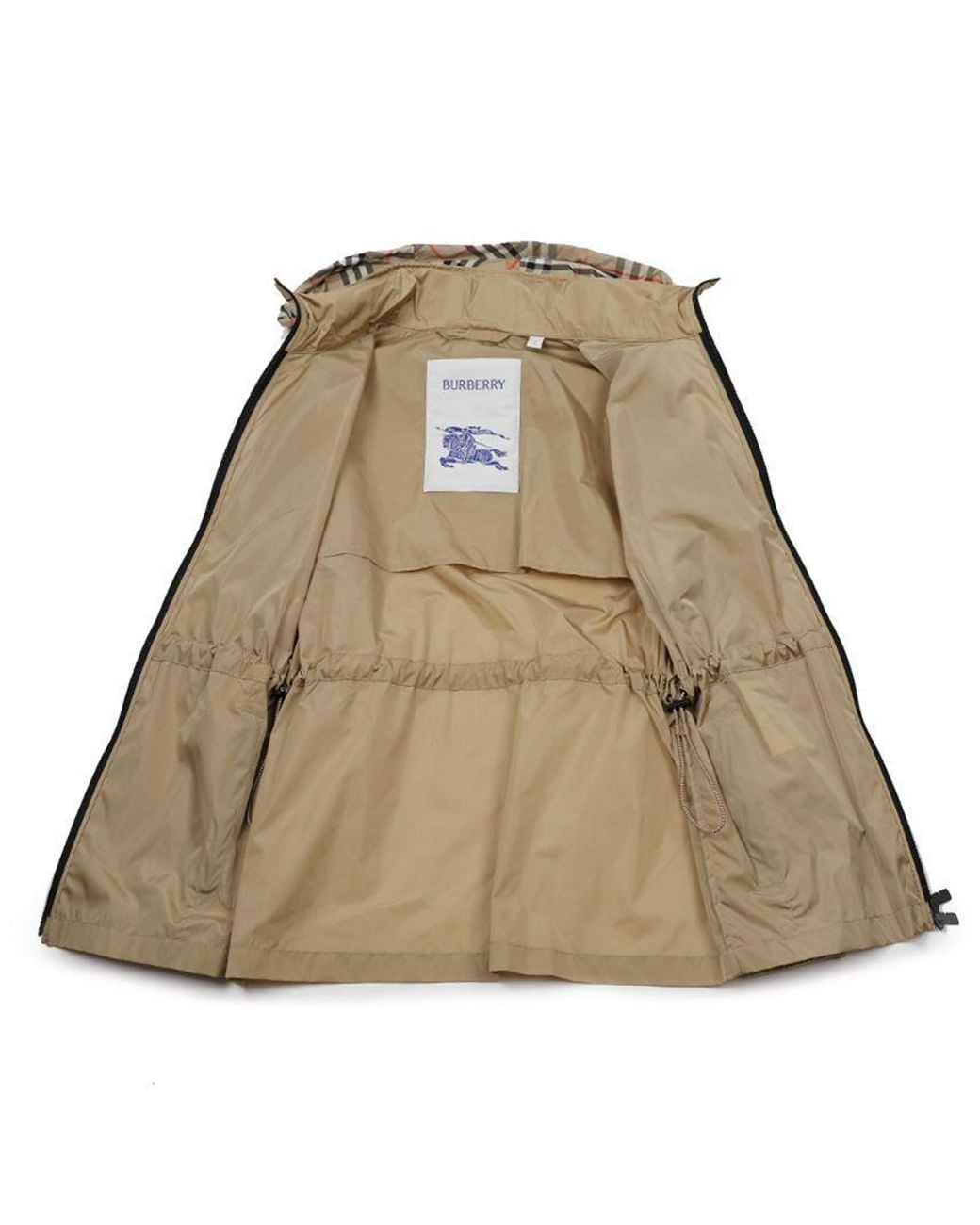 Burberry Natural Technical Adaptable Check-Trim Parka