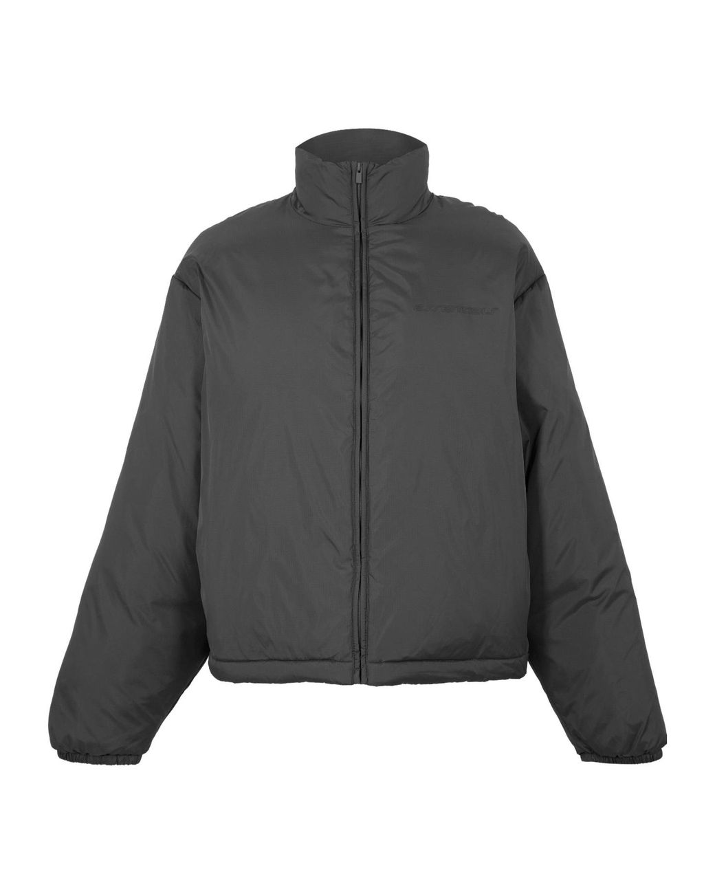 Fear Of God Gray Zippered Long-Sleeved Cotton Jacket for men