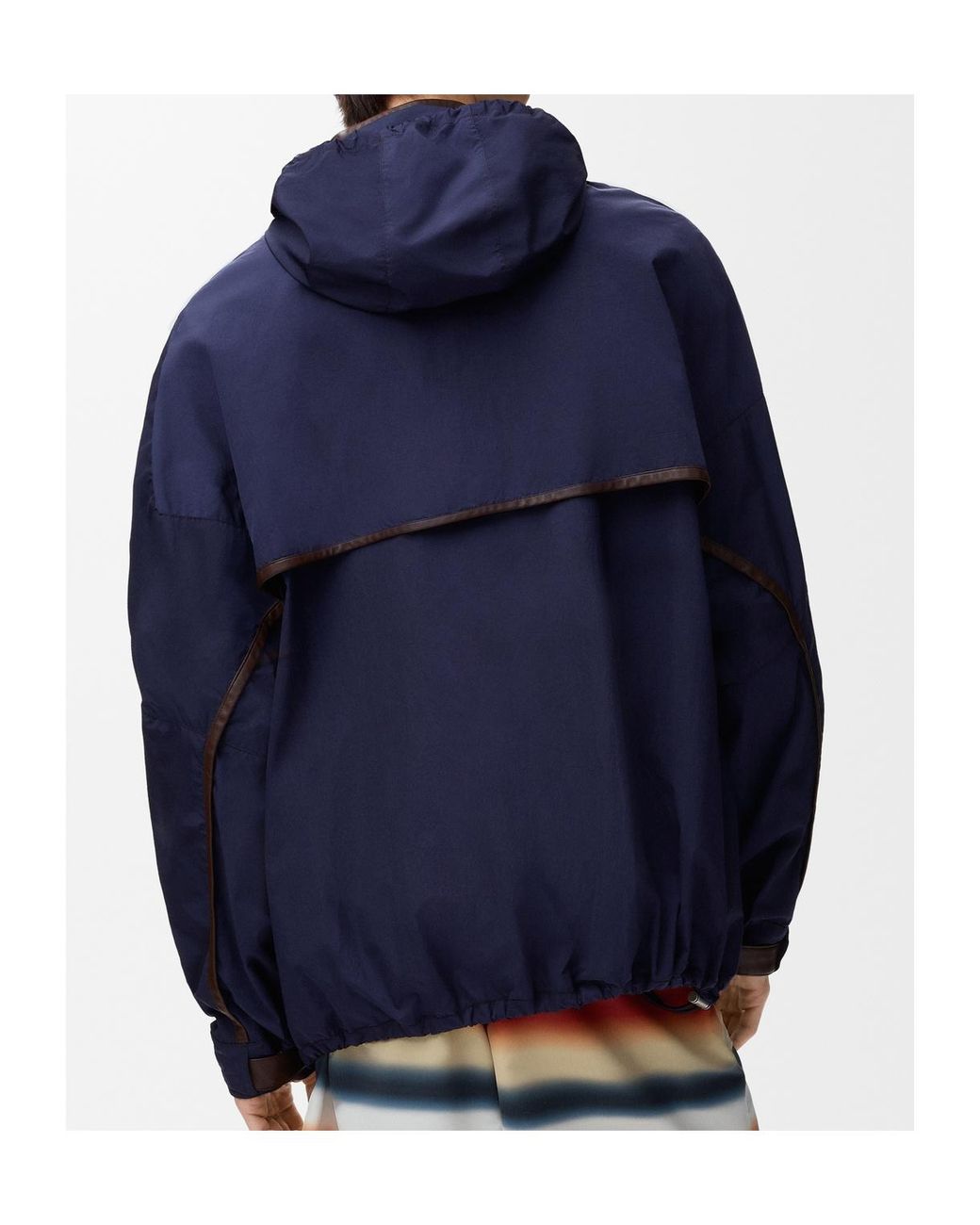 Loewe Blue Ripstop Hooded Jacket for men