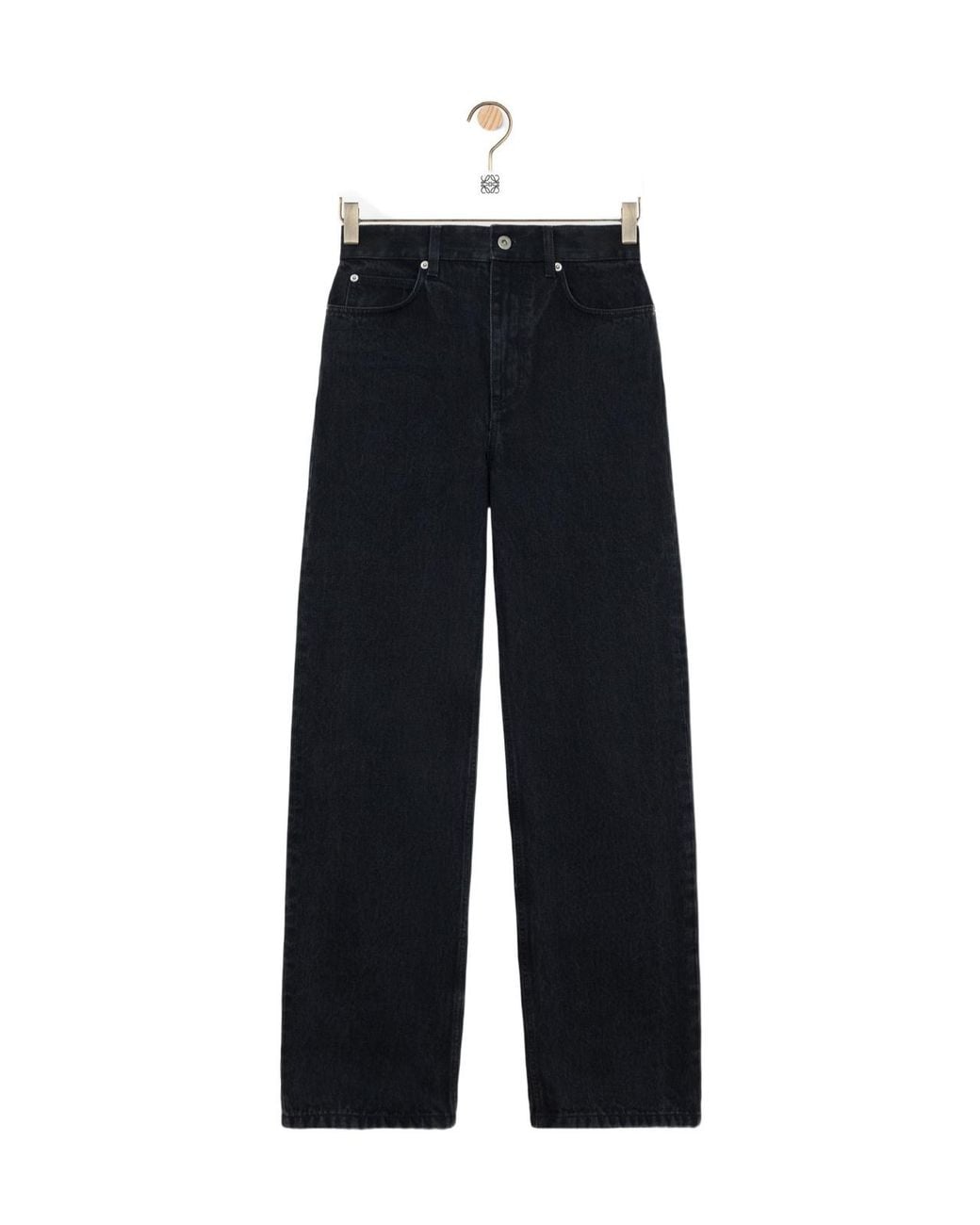 Loewe Blue Anagram-Embroidered Jeans