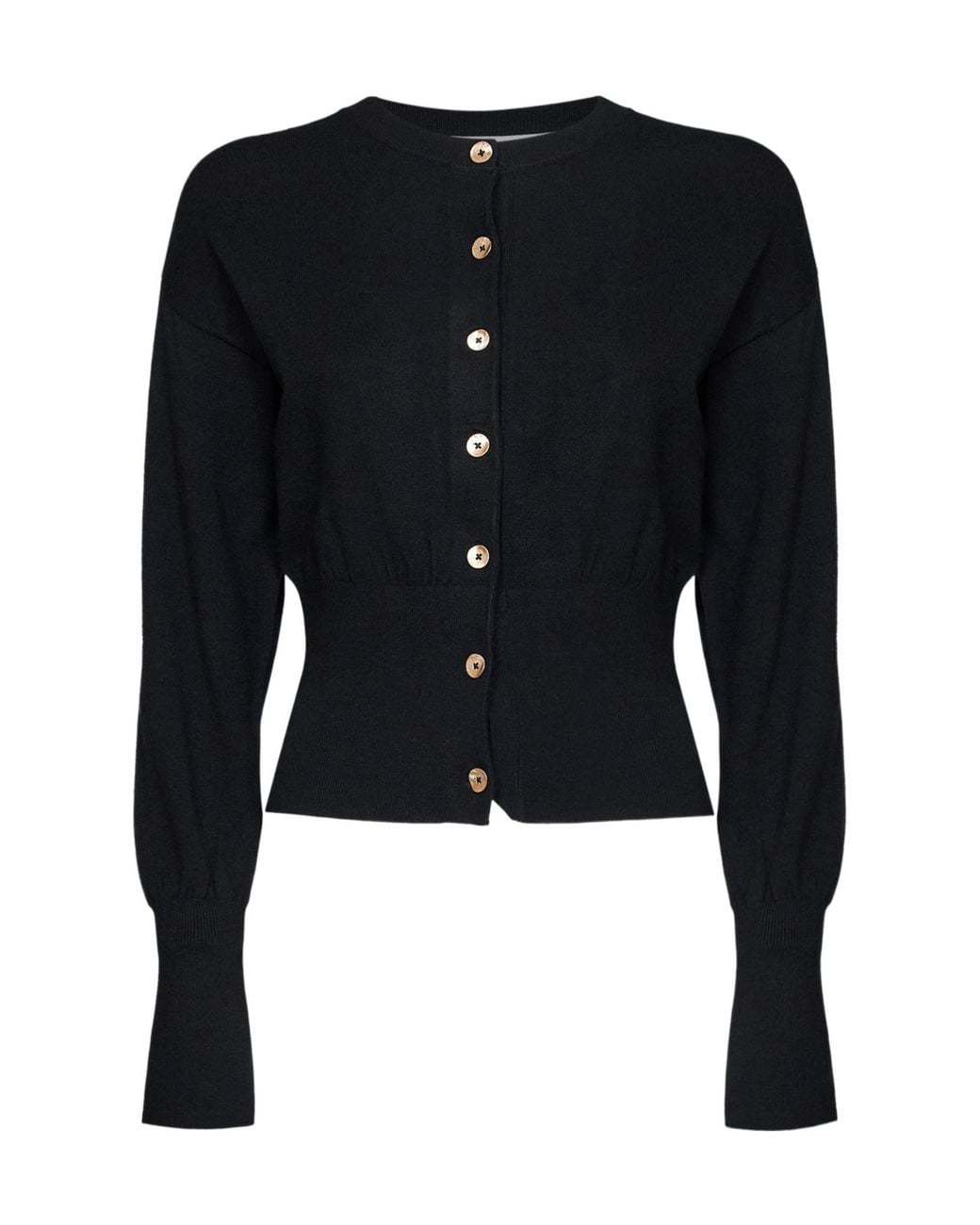 Kaos Black Fitted Button-Up Cardigan